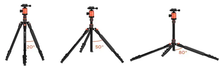 GEEKOTO-AT24Pro-Compact-Aluminum-Tripod-fig-2
