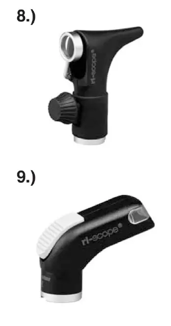 Riester ri-derma Otoscopio Diagnostic 4