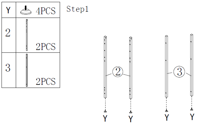 Earlimart-TJHD-QP-00146-White-Gold-Bookcase-with-4-Drawers-FIG-3