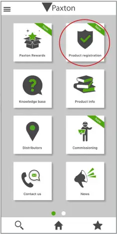 Paxton APN-1200-US Installer App, Reward Program A14