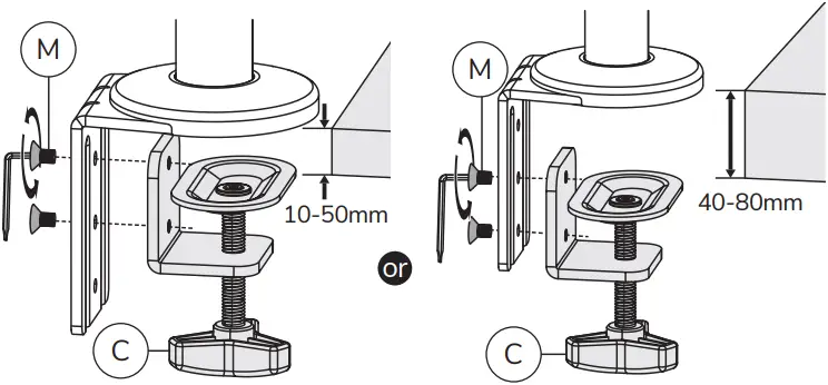 Neomounts DS20-425BL1 Laptop Desk Mount - a3
