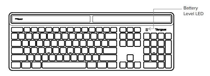 Targus AKB868 Energy Harvesting Ecosmart Keyboard -