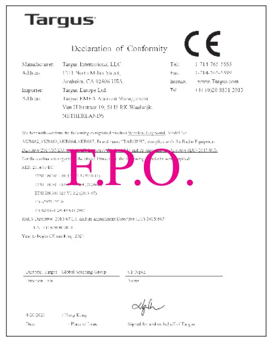 Targus AKB868 Energy Harvesting Ecosmart Keyboard - icon19