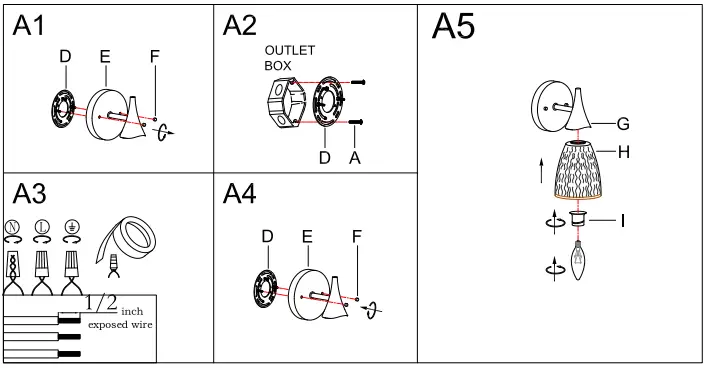 Ruthebic-A05143W1-8-7-in-W-1-Light-Polished-Gold-Modern-Contemporary-LED-Wall-Sconce-fig-4
