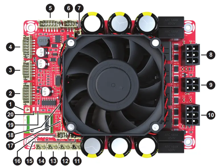 DAYTON AUDIO KABD-4100 4 x 100W Bluetooth Amp Board with DSP