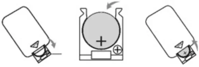 igenix IGFD6035W B 35 Inch Digital Tower Fan - button battery