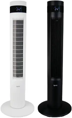 igenix IGFD6035W B 35 Inch Digital Tower Fan