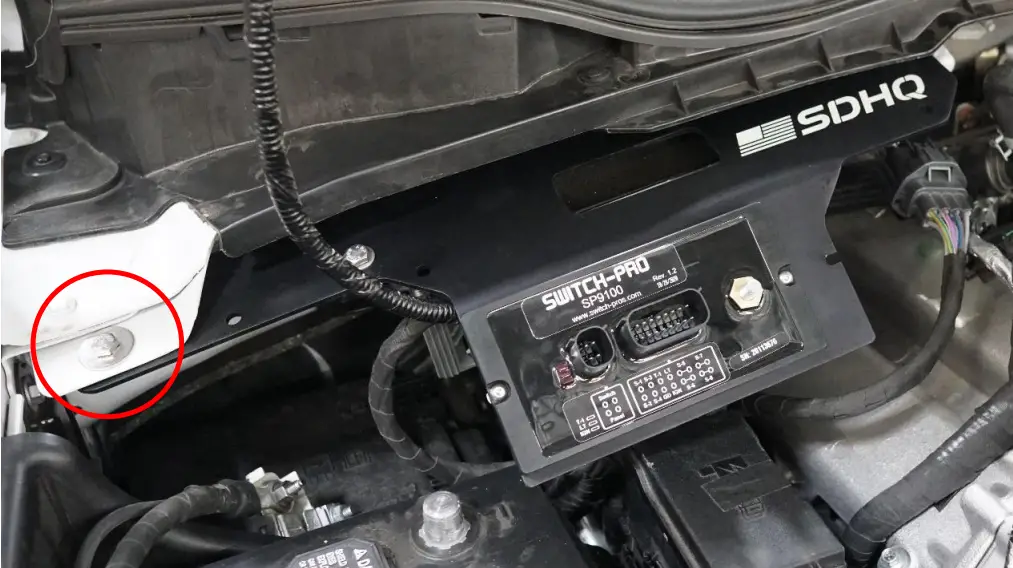 SDHQ 10 1141 AC Switch Pros Power Module Mount - Installing the SDHQ Power Module