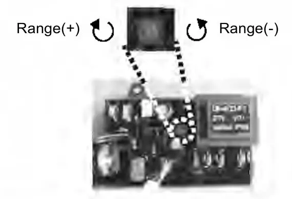 PALMER FIXTURE COMPANY HD0961-17 Storm Rider Hand Dryer - Sensor range adjustment