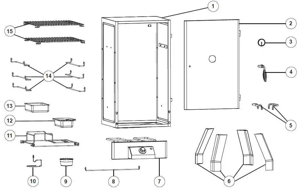 Masterbuilt-MB20077618-Electric-Smoker-fig-2