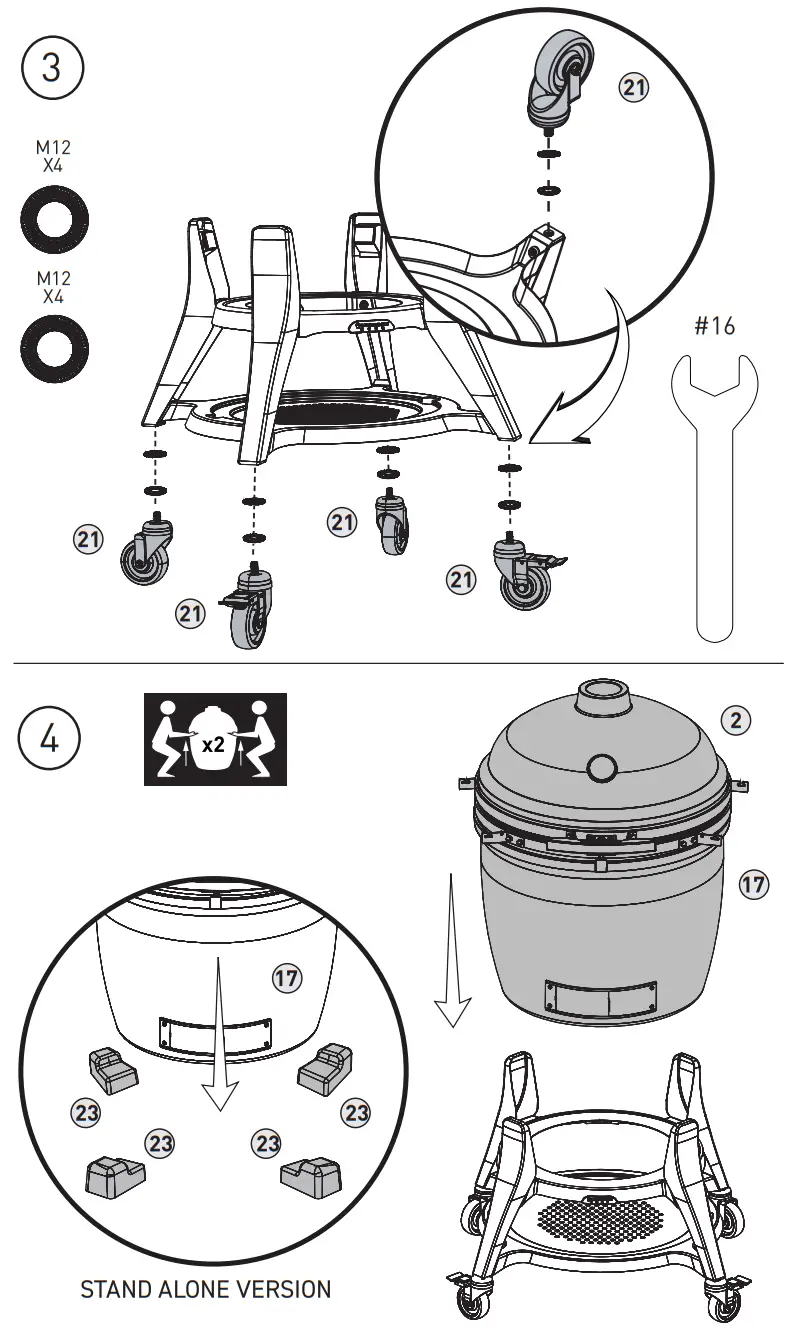 KAMADO JOE KJ15041021 Big Joe III - Description 2