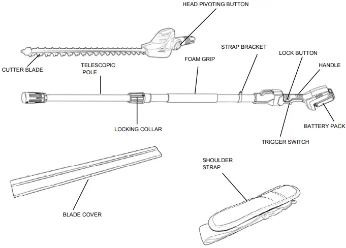 Scotts LPHT12122S Pole Hedge Trimmer-FIG1