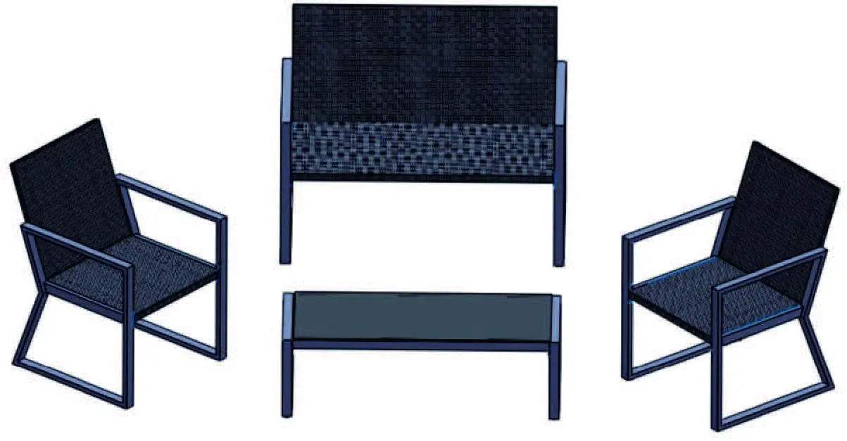 Outsunny 860-082 Garden Chairs Installation Guide Outsunny 860-082 Garden Chairs Installation Guide