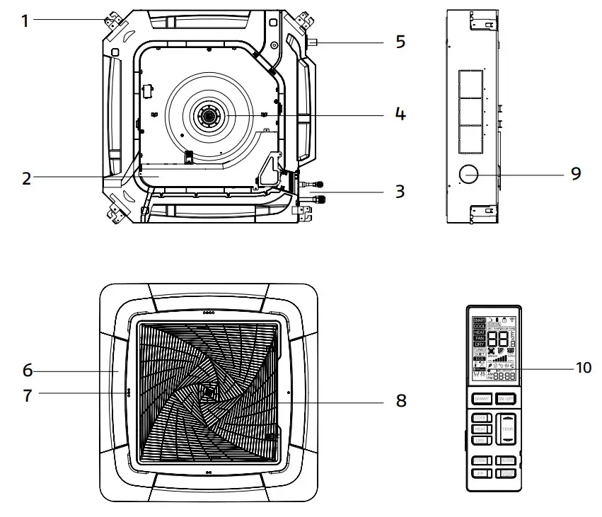 RIELLO AMK P SERIES R32 Non Inverter Air Conditioners - fig 2