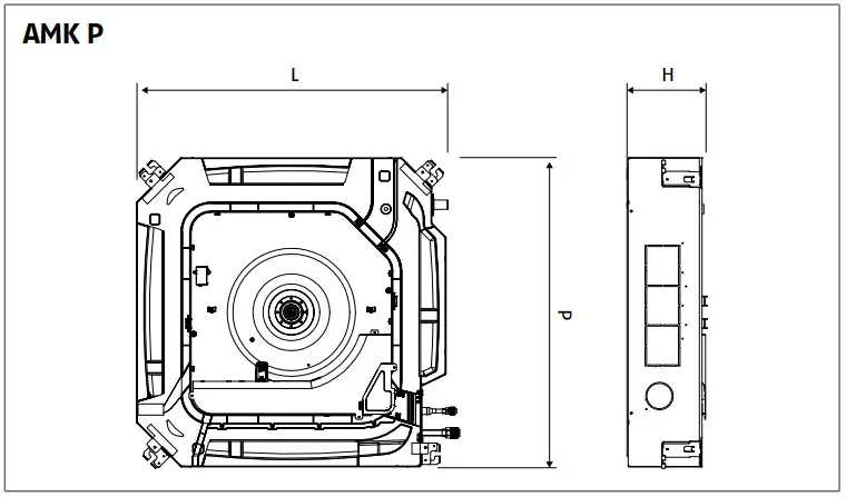 RIELLO AMK P SERIES R32 Non Inverter Air Conditioners - fig 7