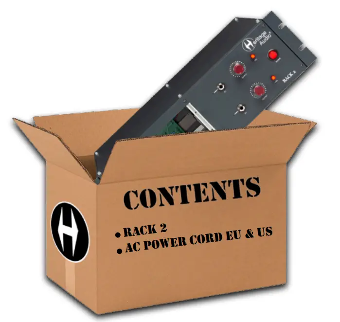 Heritage Audio 80 Series 2-Slot Rack