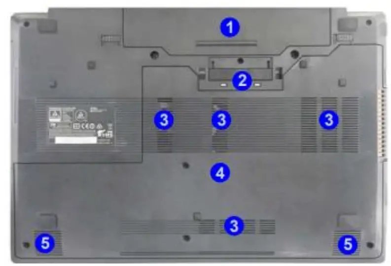 ACE COMPUTERS W640 Notebooks Laptop - System Map