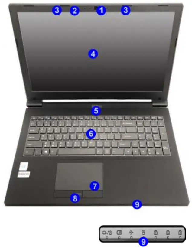 ACE COMPUTERS W640 Notebooks Laptop - parts
