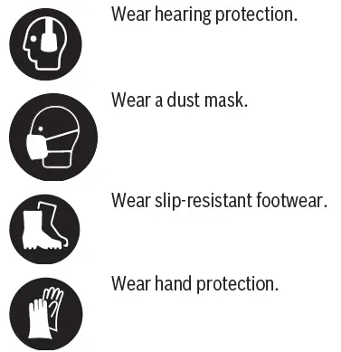 BOSCH GAC 250 Professional Concrete Block Saw 12