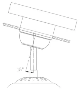 BLAUPUNKT BP2012 Ceiling Fan - mounting