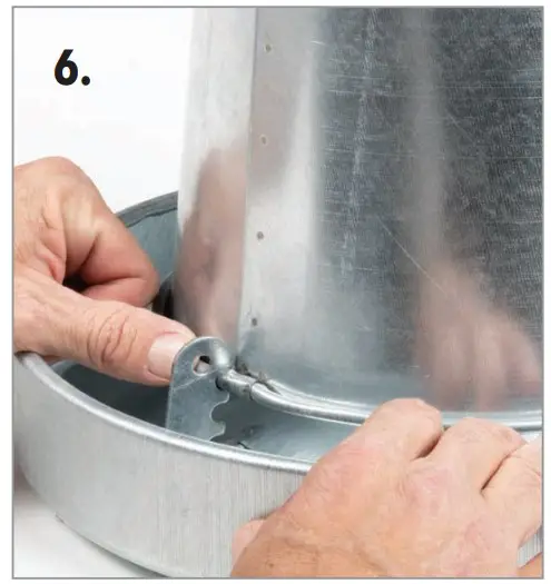 Attaching cone to base