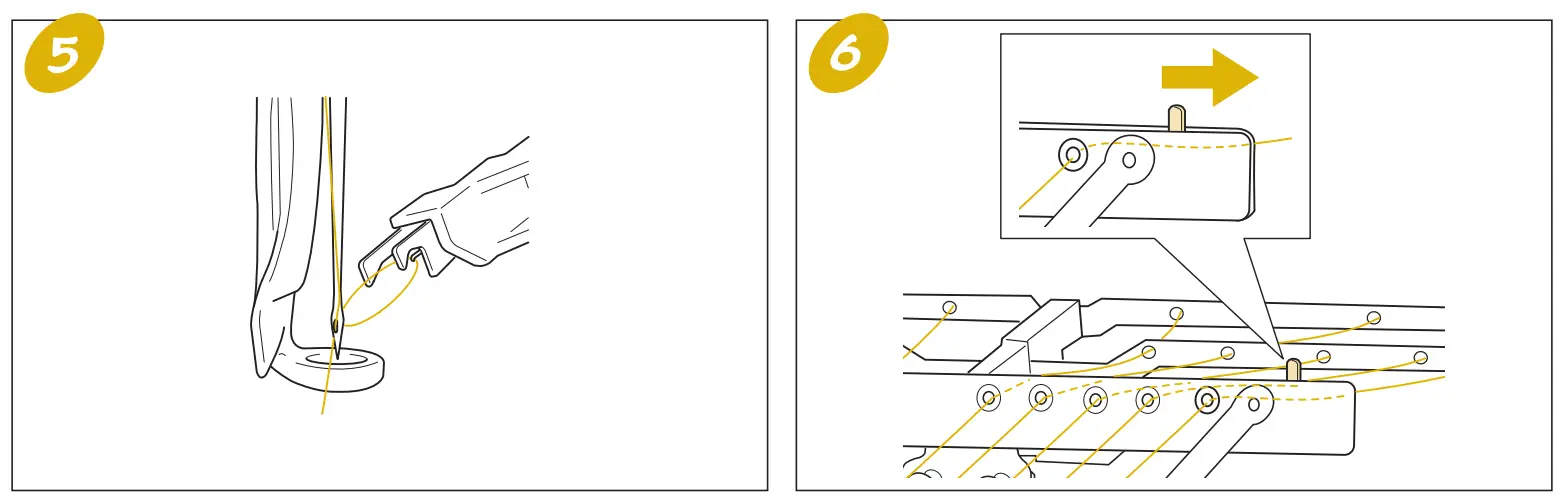 Threading the needle