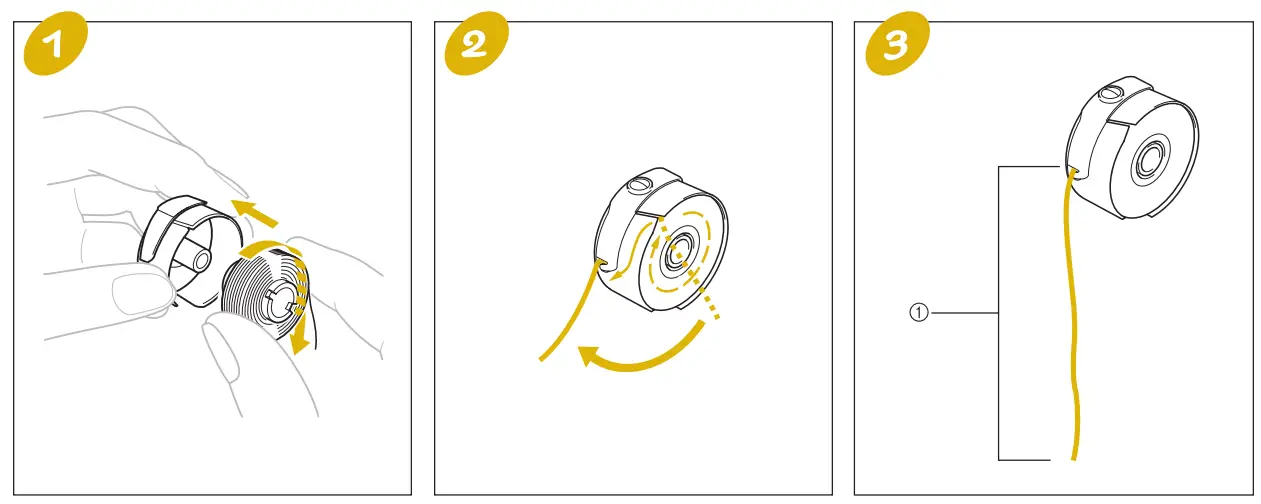 Installing the bobbin