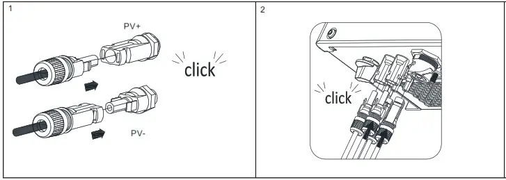 GROWATT SPH3000 6000TL BL UP 6kW Hybrid Inverter - Connecting cables 6