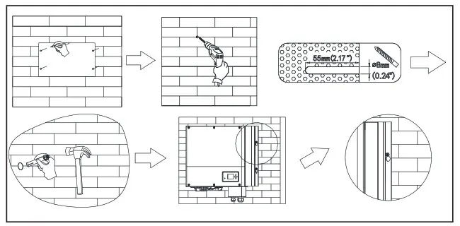 GROWATT SPH3000 6000TL BL UP 6kW Hybrid Inverter - Installation 3