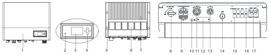 GROWATT SPH3000 6000TL BL UP 6kW Hybrid Inverter - Overview