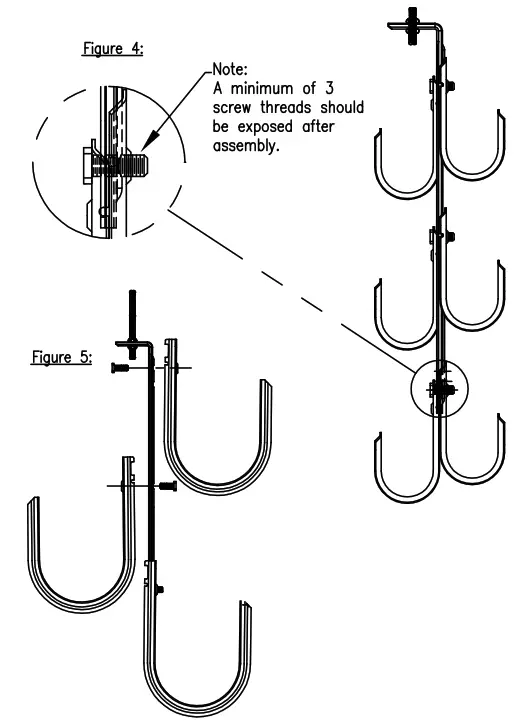 ERICO CATHBA3 Angled Bracket Hanger - Fig2