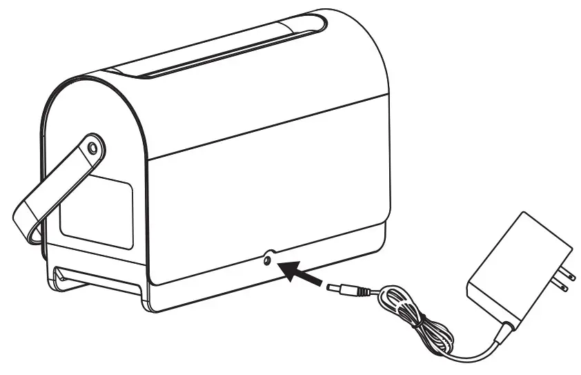 Sharper Image LF500MS Wi-Fi Flame Light Aromatherapy Humidifier - power adapter