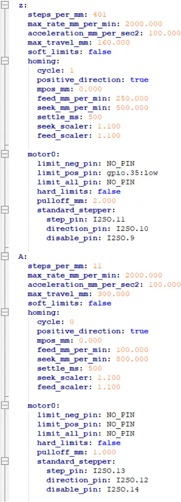 J TECH 32 Bit Motion Controller - CONFIGURATION FILE 3