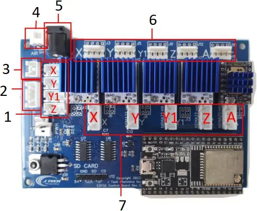 J TECH 32 Bit Motion Controller - CONNECTION DIAGRAM 1