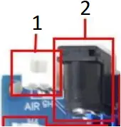 J TECH 32 Bit Motion Controller - INPUT POWER AND AIR RELAY