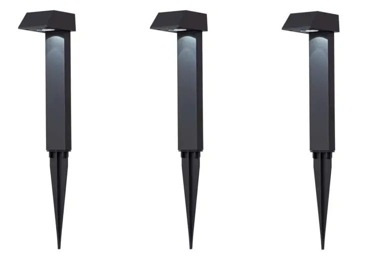 WeTeLux 981404 Set of 3 Solar Way Lights