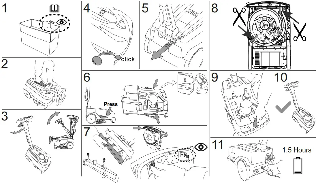 TENNANT CS5 Compact Micro Floor Scrubber - Product Overview 1