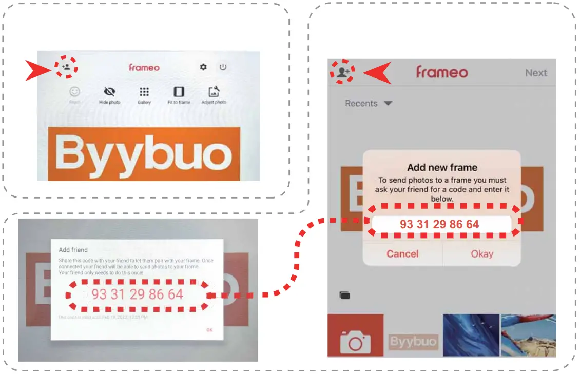 Byybuo BYD15 Smart Photo Frame - App Instruction