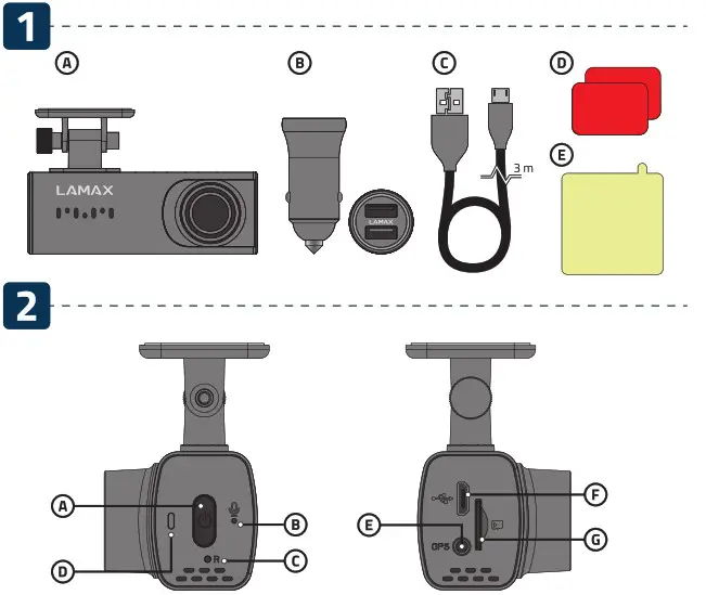 LAMAX N4 Electronics Auto Camera - overview 1