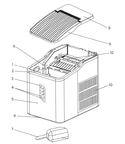 ProBreeze-PB-IM01-Ice-Cube-Maker-FIG-4