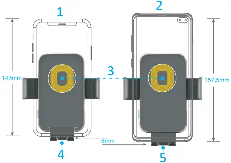 Tackform TF-HL-97 Wireless Charging Mount A1