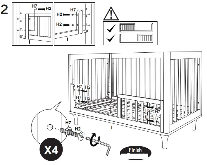 babyletto 9001 Lolly 3 In 1 Convertible Crib with Toddler Bed - babyletto 9001 Lolly 3 In 1 Convertible Crib with Toddler Bed- babyletto 9001 Lolly 3 In 1 Convertible Crib with Toddler Bed-figer 102