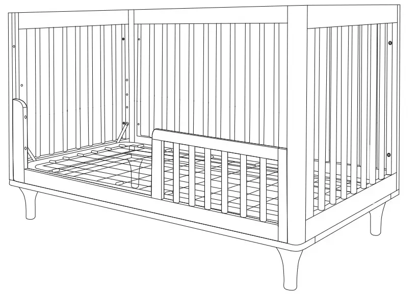 babyletto 9001 Lolly 3 In 1 Convertible Crib with Toddler Bed - babyletto 9001 Lolly 3 In 1 Convertible Crib with Toddler Bed- babyletto 9001 Lolly 3 In 1 Convertible Crib with Toddler Bed-figer 8