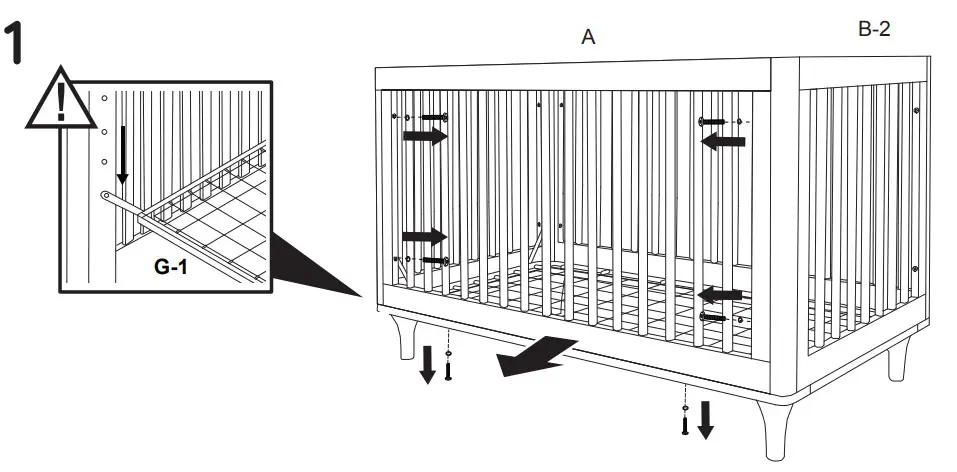 babyletto 9001 Lolly 3 In 1 Convertible Crib with Toddler Bed - babyletto 9001 Lolly 3 In 1 Convertible Crib with Toddler Bed- babyletto 9001 Lolly 3 In 1 Convertible Crib with Toddler Bed-figer 9
