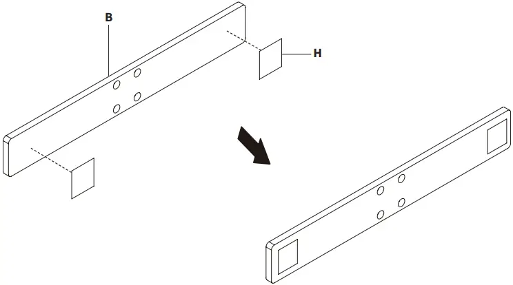 V I V O PP-MWS63D-L Dark Gray Modular Wall System A1