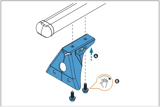 CRUZ 934-438 Kit Soportes LCV B14