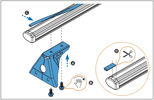 CRUZ 934-438 Kit Soportes LCV B15