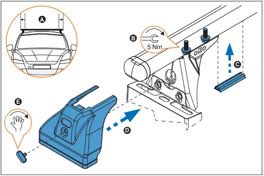 CRUZ 934-438 Kit Soportes LCV B17