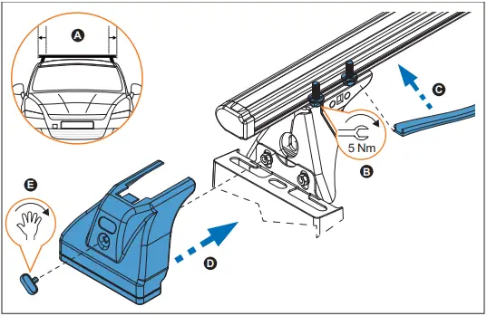 CRUZ 934-438 Kit Soportes LCV B18