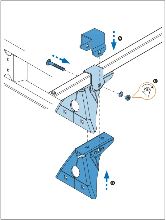 CRUZ 934-438 Kit Soportes LCV B21